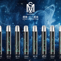 MSO 爅嘶 十二星座系列一代主機 專屬發光星座鐳雕設計 潮流個性視覺美學 通用各類一代煙彈 台灣現貨秒發
