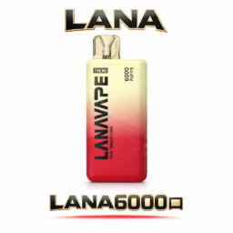 LANA 6000口拋棄式電子煙 Mesh網芯爆汁口感 3%丁鹽順滑擊喉 Type-C快充 550mAh長效續航 8ml巨量裝 CP值天花板 台灣現貨秒發