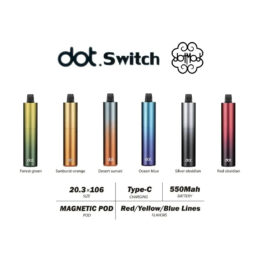 DOT 佩特里一代升級款 550mAh 電力天花板 黑金暗黑防刮塗層 Type-C 快充與終極防漏結構 穩壓輸出不燒焦 專用煙彈 台灣現貨秒發