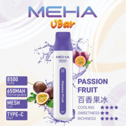 魅嗨小白條 MEHA VBar 8500口拋棄式 冰爽水果系列清涼入喉 3% 丁鹽黃金配方 650mAh 大電量可充電設計 冰爽水果系列清爽入喉 台灣現貨