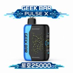 GEEK BAR 星空系列 25000口拋棄式機皇 首創「3D 曲面全螢幕」視覺炸裂 18ml 巨量裝 5%尼古丁鹽強勁擊喉 台灣現貨
