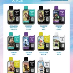 MEEL 10000口抛棄式 Labubu聯名電子煙  3%尼古丁鹽順滑比例 8.5ml 巨量油倉 x 550mAh 強力續航 Mesh 芯極致還原果香 台灣現貨