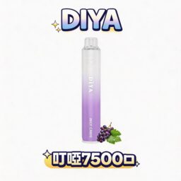 DIYA 叮啞 7500抛棄式 極致冰爽系列多口味任選 不漏油結構順滑擊喉 10ml 大容量 500mAh可充電設計 全台現貨 速發不用等